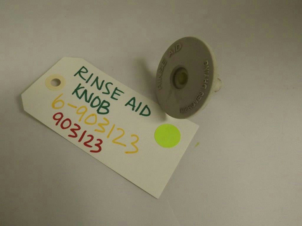 WHIRLPOOL DISHWASHER 6-903123 903123 RINSE AID KNOB USED WHIRLPOOL DISHWASHER 6-903123 903123 RINSE AID KNOB USED